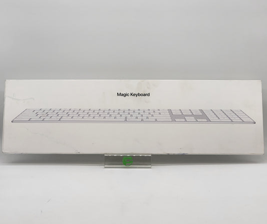 New Apple Magic Keyboard With Numeric Keypad White A1843 Keyboard