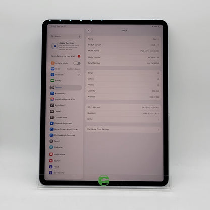 WiFi Only Apple iPad Air 13" M3 256GB Blue MCNP4LL/A