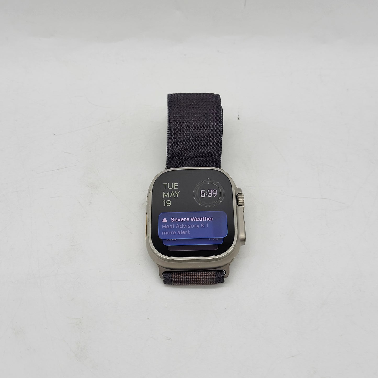 Unlocked Apple Watch Ultra 2 49MM Natural Titanium Alpine Loop Rubs MRF23LW/A