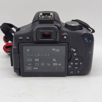 Canon EOS Rebel T6i 24.2MP Digital SLR DSLR Camera With Lens