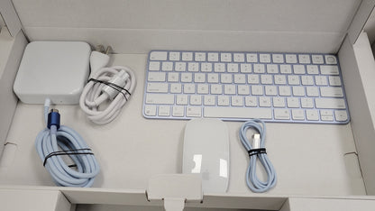 2024 Apple iMac 24" M4 4.5GHz 16GB RAM 256GB SSD Blue MWV13LL/A