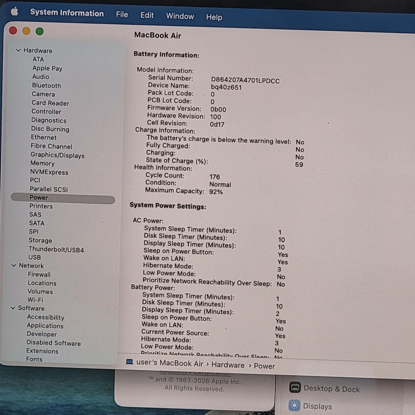 2024 Apple MacBook Air 15" M3 8C GPU 4.0GHz 8GB RAM 256GB SSD A3114