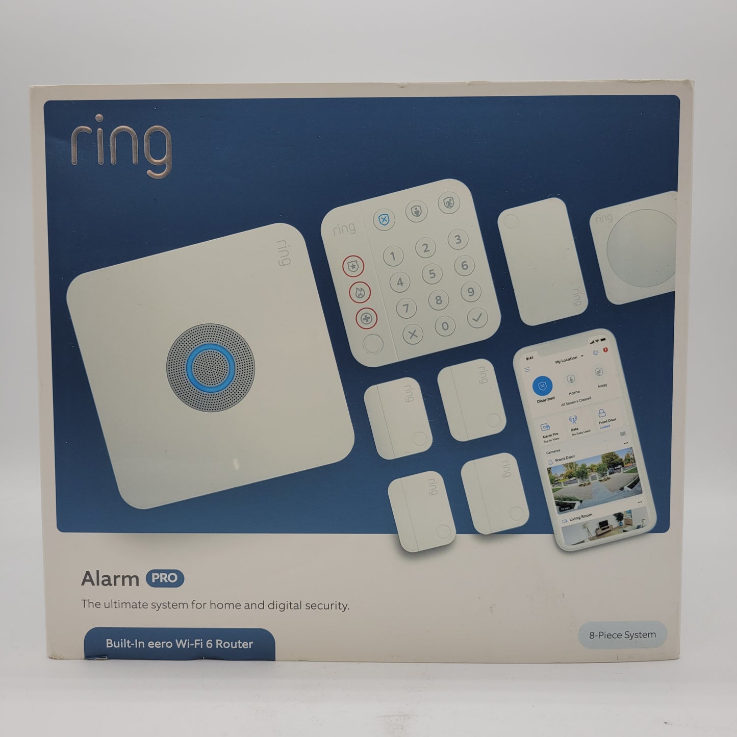 New Ring Alarm Pro  8-Piece Security Kit White