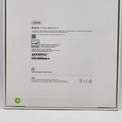 New WiFi Only Apple iPad Air 11" M4 256GB Blue MH364LL/A