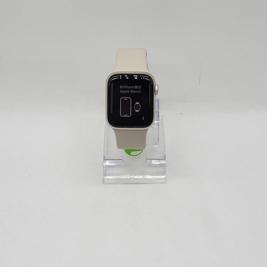 Unlocked Apple Watch SE 2nd Gen 40MM Starlight Aluminum MRFW3LL/A