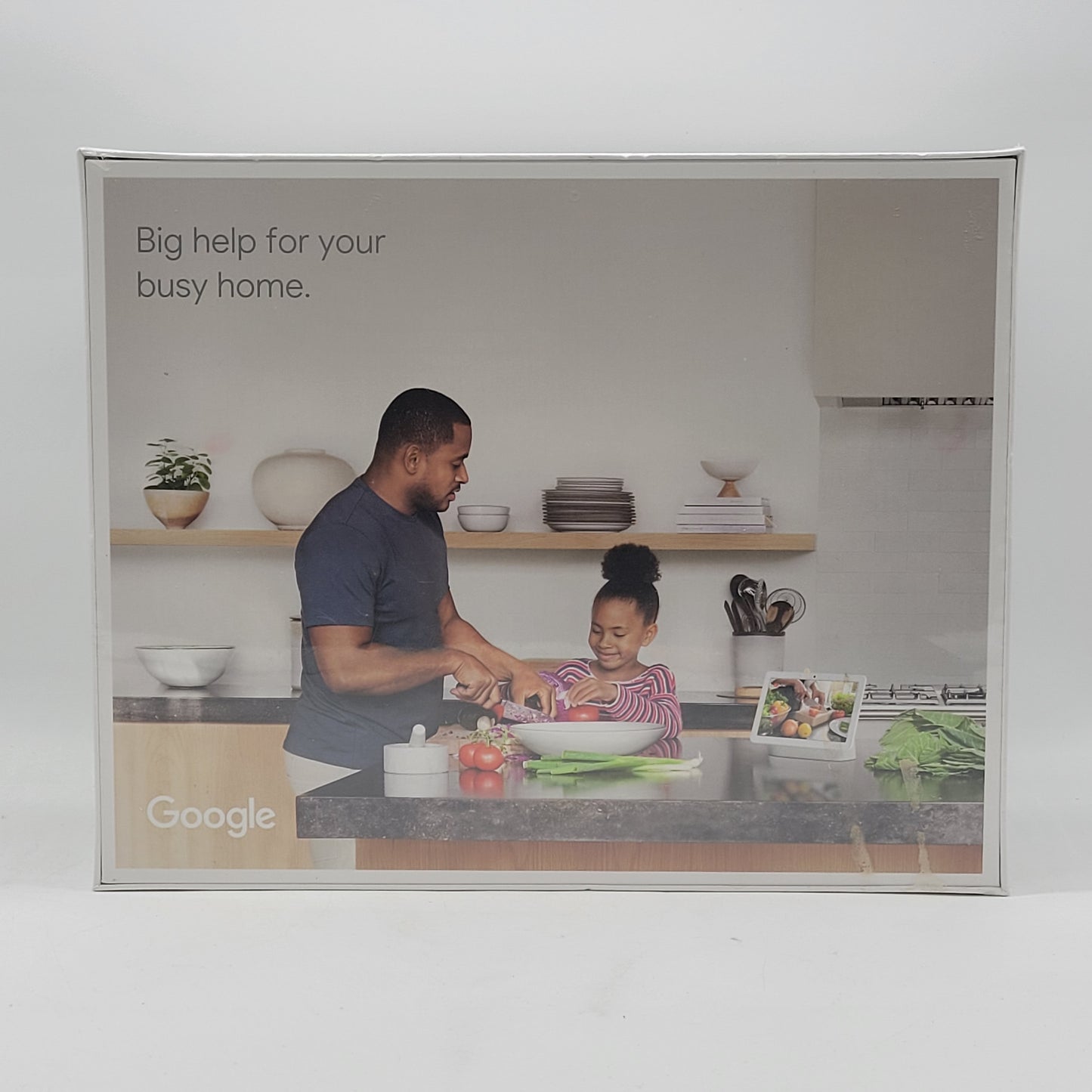 New Google Nest Hub Max Smart Speaker Display 10" Chalk GA00426-US