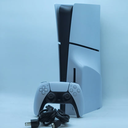 Sony PlayStation 5 Slim Disc PS5 1TB White Console Gaming System CFI-2115