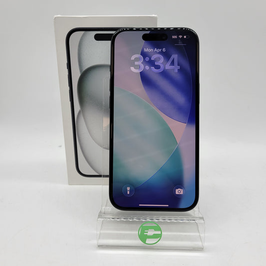 T-Mobile Apple iPhone 15 eSIM 128GB Black MTLV3LL/A