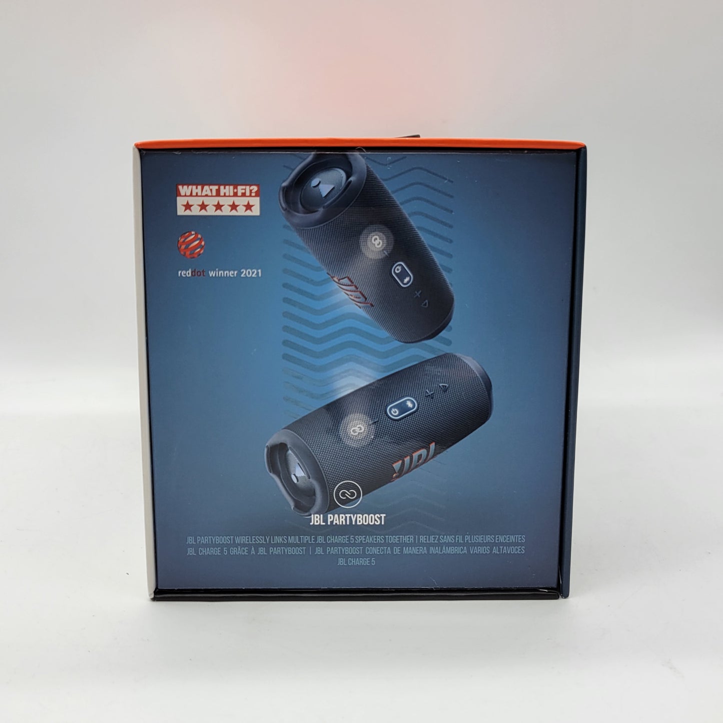 New JBL Charge 5 Portable Waterproof Bluetooth Speaker Blue JBLCHARGE5BLUAM