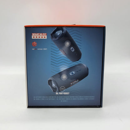 New JBL Charge 5 Portable Waterproof Bluetooth Speaker Blue JBLCHARGE5BLUAM