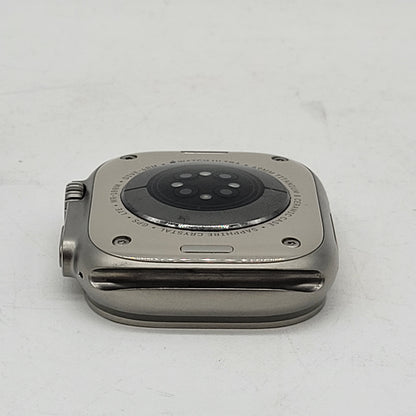 Unlocked Apple Watch Ultra 49MM Natural Titanium Gray Trail Loop MQF33LL/A