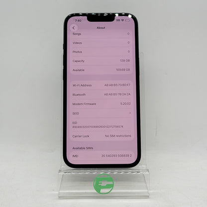 Factory Unlocked Apple iPhone 13 128GB Midnight MLA23LL/A