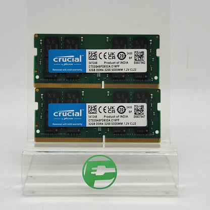 Crucial 64GB (2x32GB) RAM DDR4 3200MHz CT32G4SFD832A.C16FF