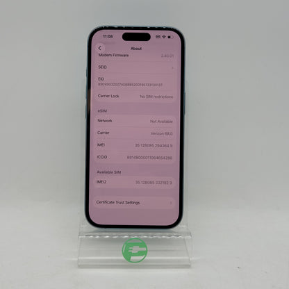 Factory Unlocked Apple iPhone 16 128GB Teal MYAW3LL/A