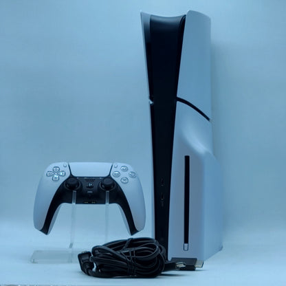 Sony PlayStation 5 Slim Disc PS5 1TB White Console Gaming System CFI-2115