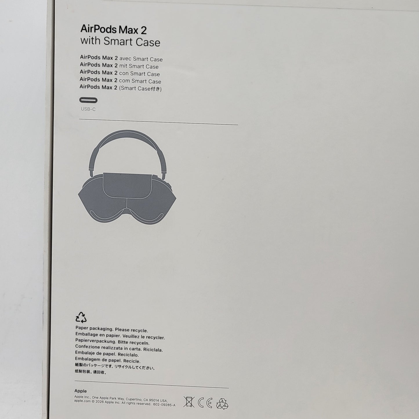 Apple AirPods Max 2 Wireless Over-Ear Headphones Midnight MHWK4AM/A