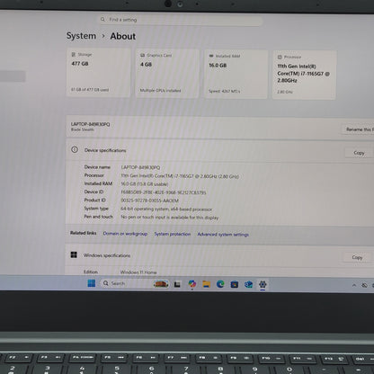 Razer Blade Stealth 13 RZ09-0327 i7-1165G7 16GB RAM 512GB GTX 1650 Ti Max-Q
