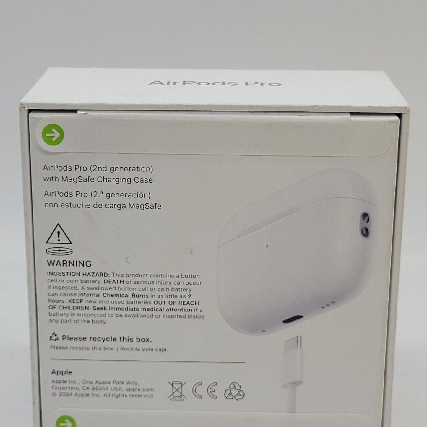 New Apple AirPods Pro 2nd Gen with MagSafe Charging Case A3048 A3047 A2968