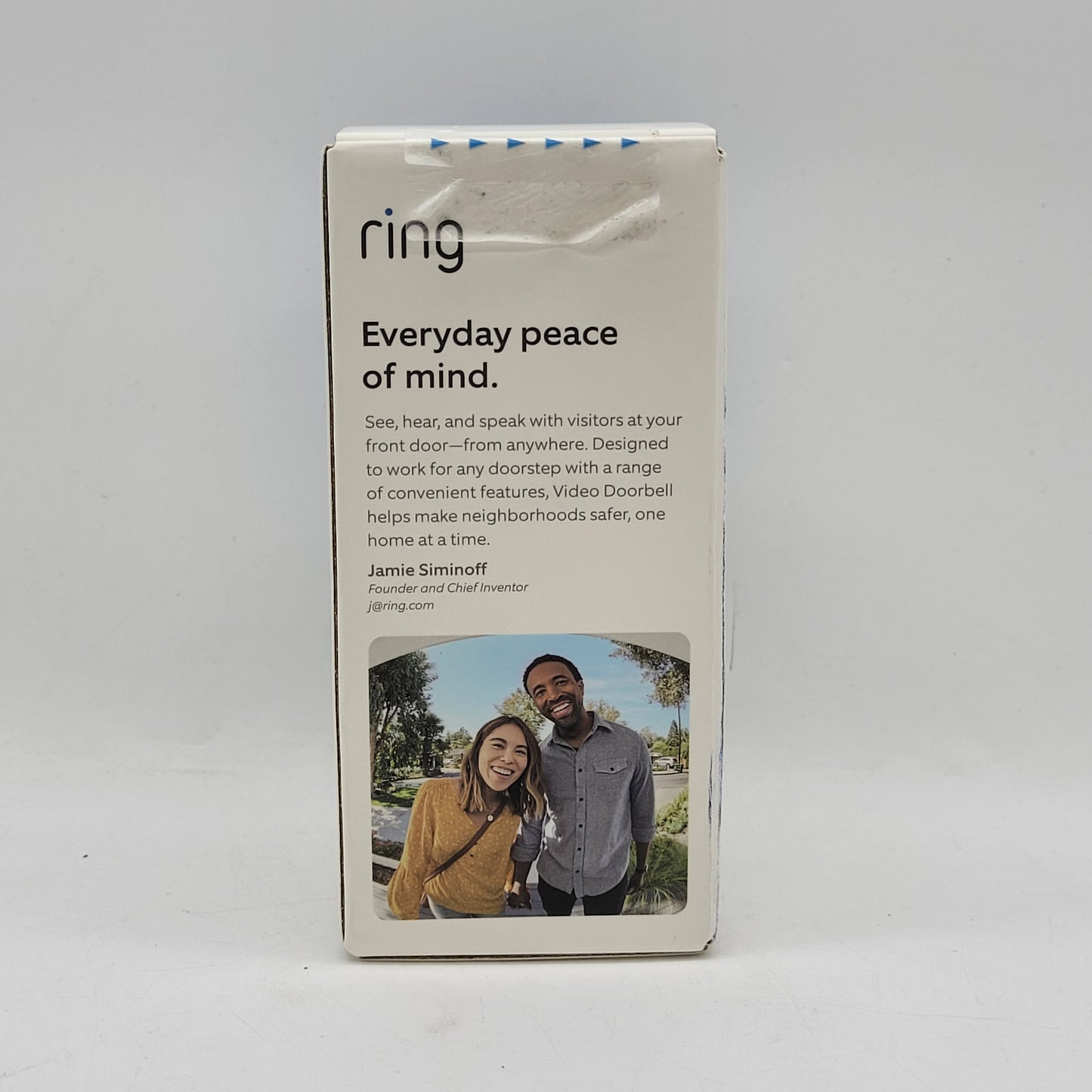 New RING Video Doorbell 2nd Gen Satin Nickel