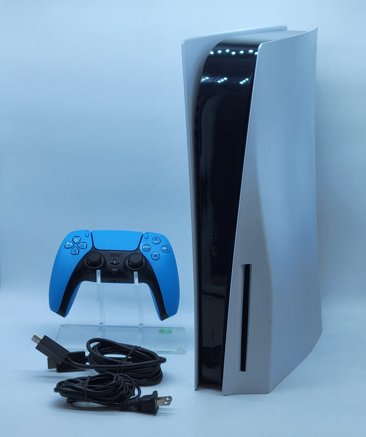 Sony PlayStation 5 Disc Edition PS5 825GB White Console Gaming System CFI-1015A