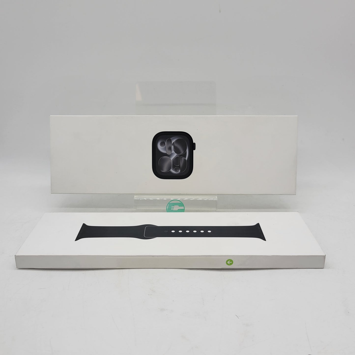 GPS Only Apple Watch Series 11 42MM Jet Black Aluminum Black Sport Band 