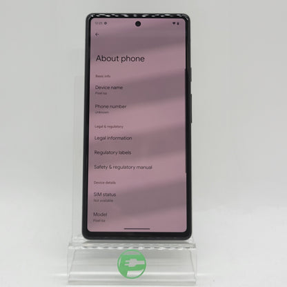 Unlocked Google Pixel 6a 128GB Chalk GX7AS