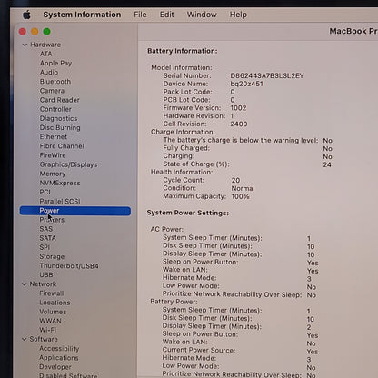 2022 Apple MacBook Pro 13.3" M2 10C GPU 3.5GHz 8GB RAM 512GB SSD A2338