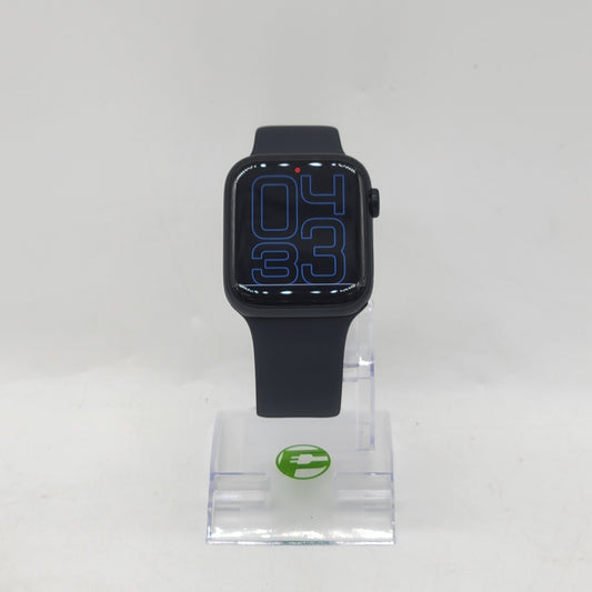 Unlocked Apple Watch SE 2nd Gen 44MM Midnight Aluminum  Sport Band MRH73LL/A