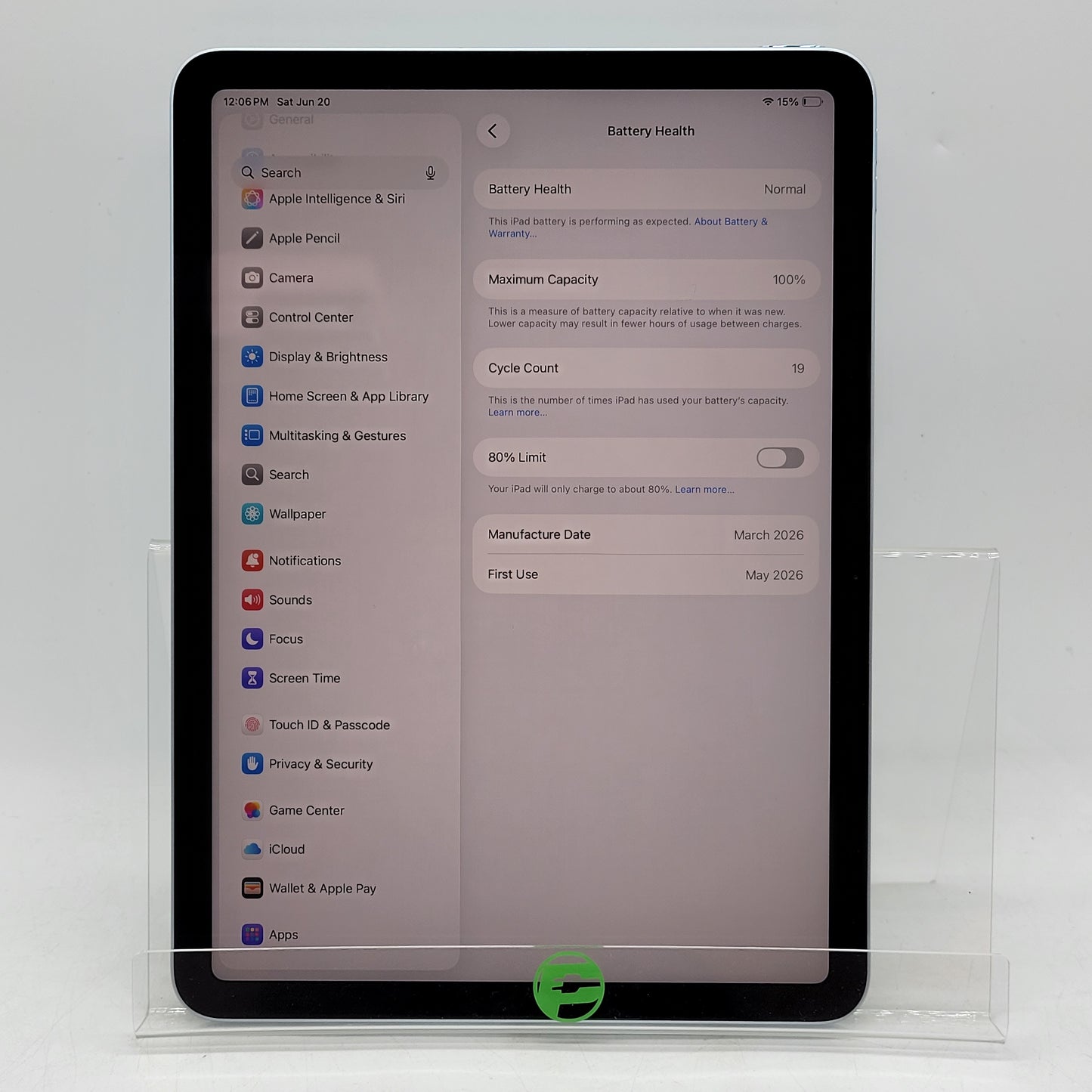 WiFi Only Apple iPad Air 11" M4 256GB Blue MH364LL/A