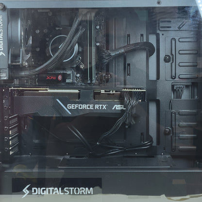Digital Storm  i7-9700F 3.00GHz 16GB RAM 512GB, 2TB HDD RTX 2070 Super ,Monitor