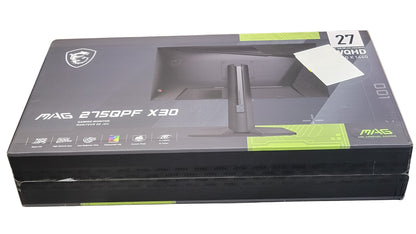 New MSI 27" MAG 275QPF X30 WQHD Rapid IPS 300Hz Gaming Monitor HDR 400