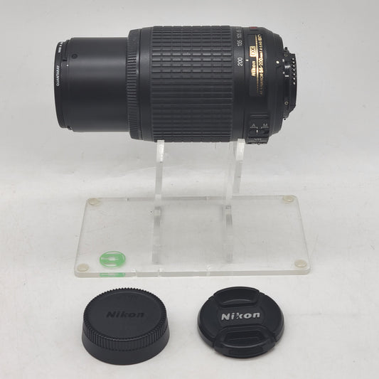 Nikon AF-S DX NIKKOR 55-200mm f/4-5.6G ED VR Auto & Manual Lens AF-S