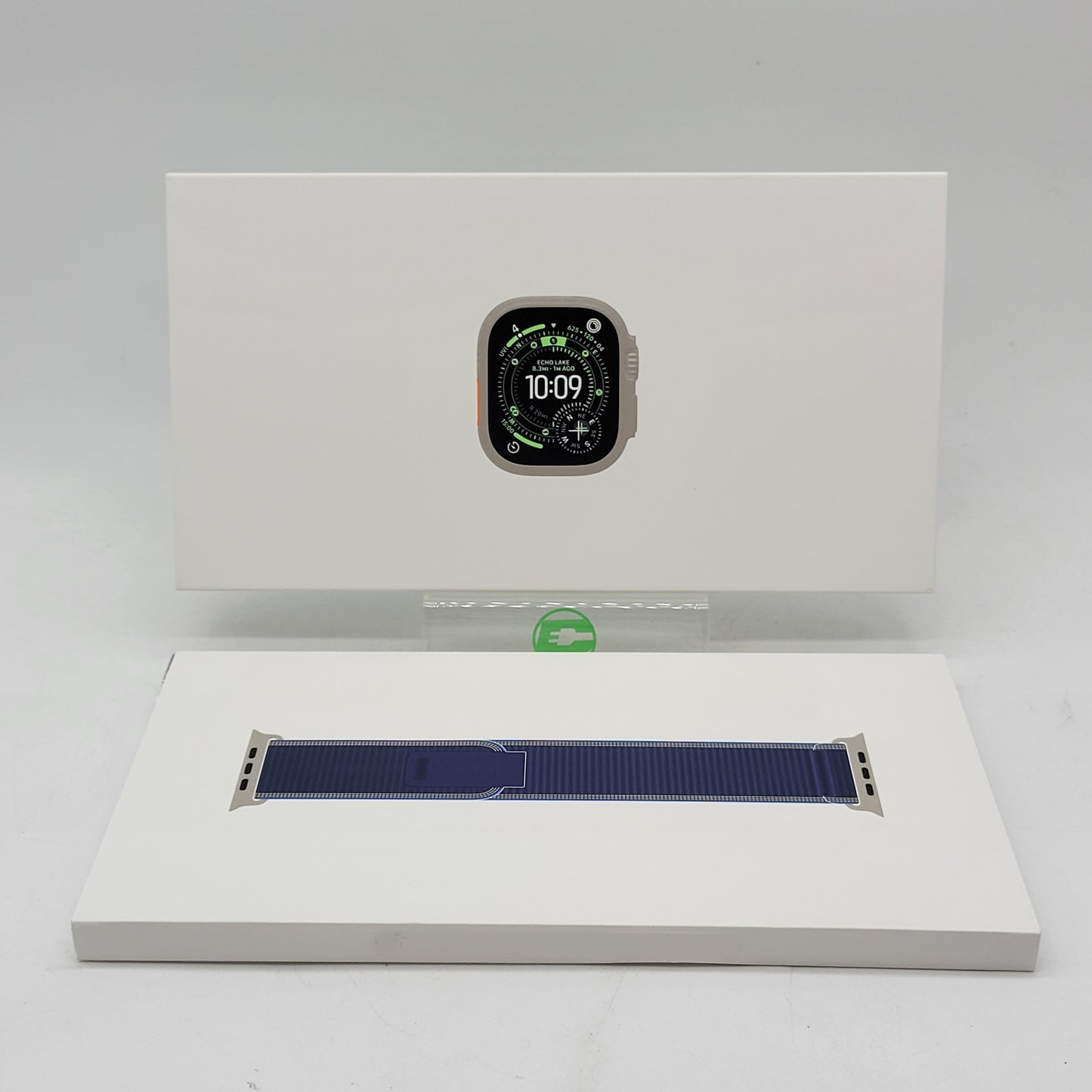 Unlocked Apple Watch Ultra 3 49MM Natural Titanium Blue Trail Loop MEWR4LW/A