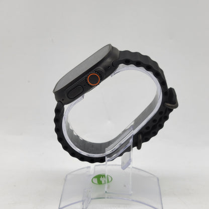 Unlocked Apple Watch Ultra 3 49MM Black Titanium Black Ocean Band MF0J4LW/A