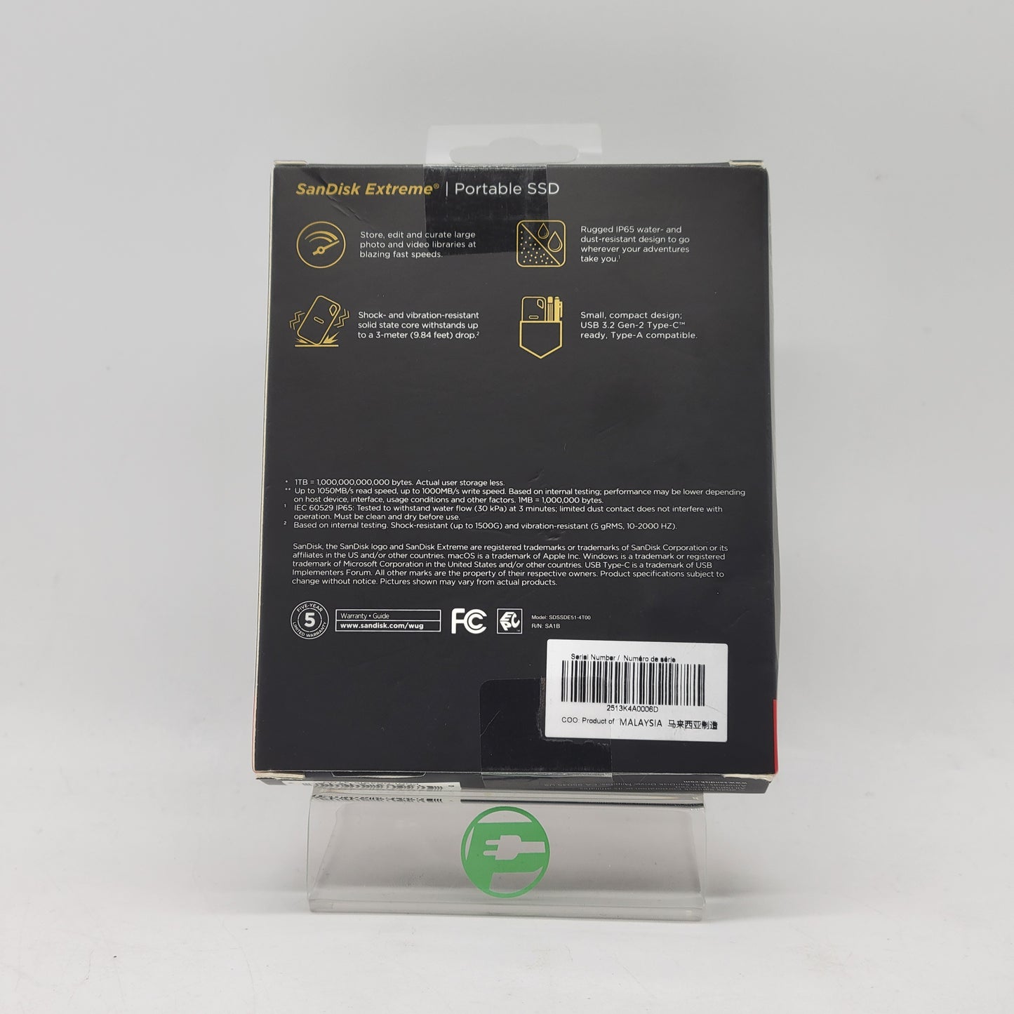 New SanDisk Extreme Portable External SSD 4TB