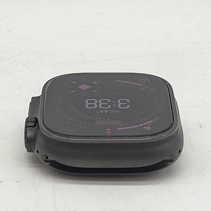 Unlocked Apple Watch Ultra 3 49MM Black Titanium Black Ocean Band MF0J4LW/A