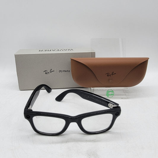 Ray-Ban Meta Wayfarer Gen 2 Shiny Black Transitions RW4012 AI Smart Glasses