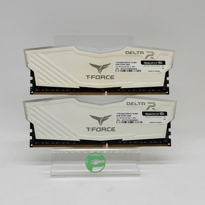 TeamGroup T-Force Delta RGB 16GB (2x8GB) RAM DDR4 3600MHz TF4D48G3600HC18JBK