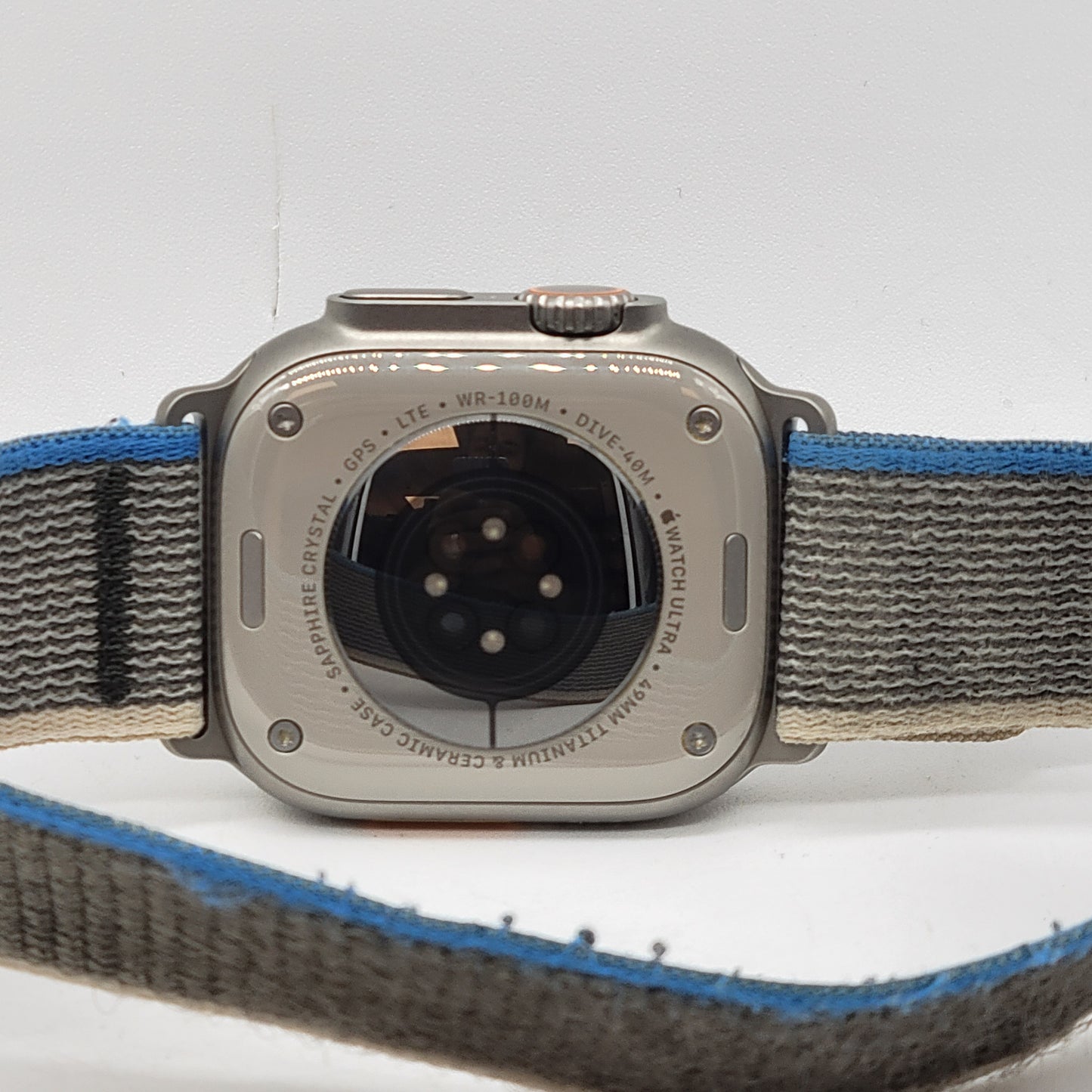 Unlocked Apple Watch Ultra 49MM Natural Titanium Gray Solo Loop A2622