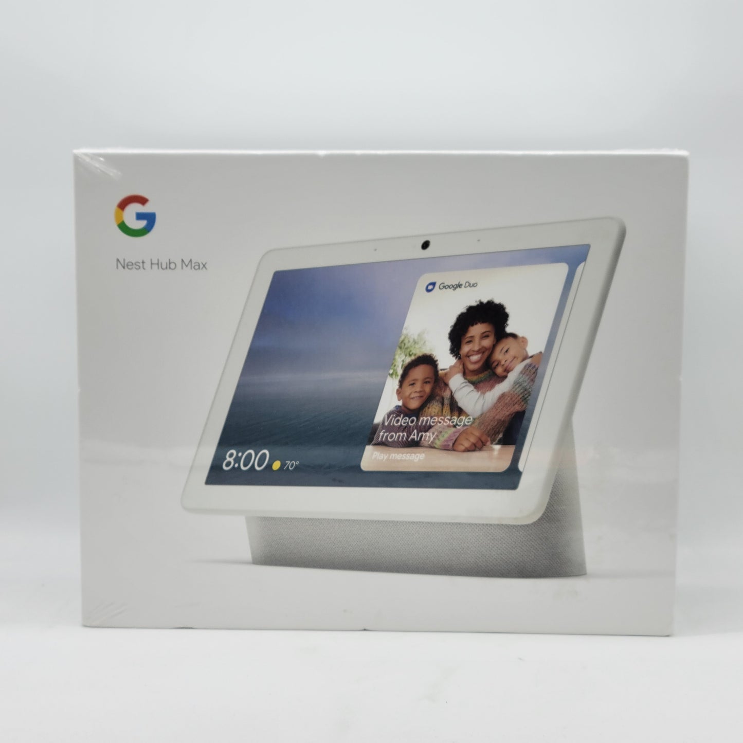 New Google Nest Hub Max Smart Speaker Display 10" Chalk GA00426-US