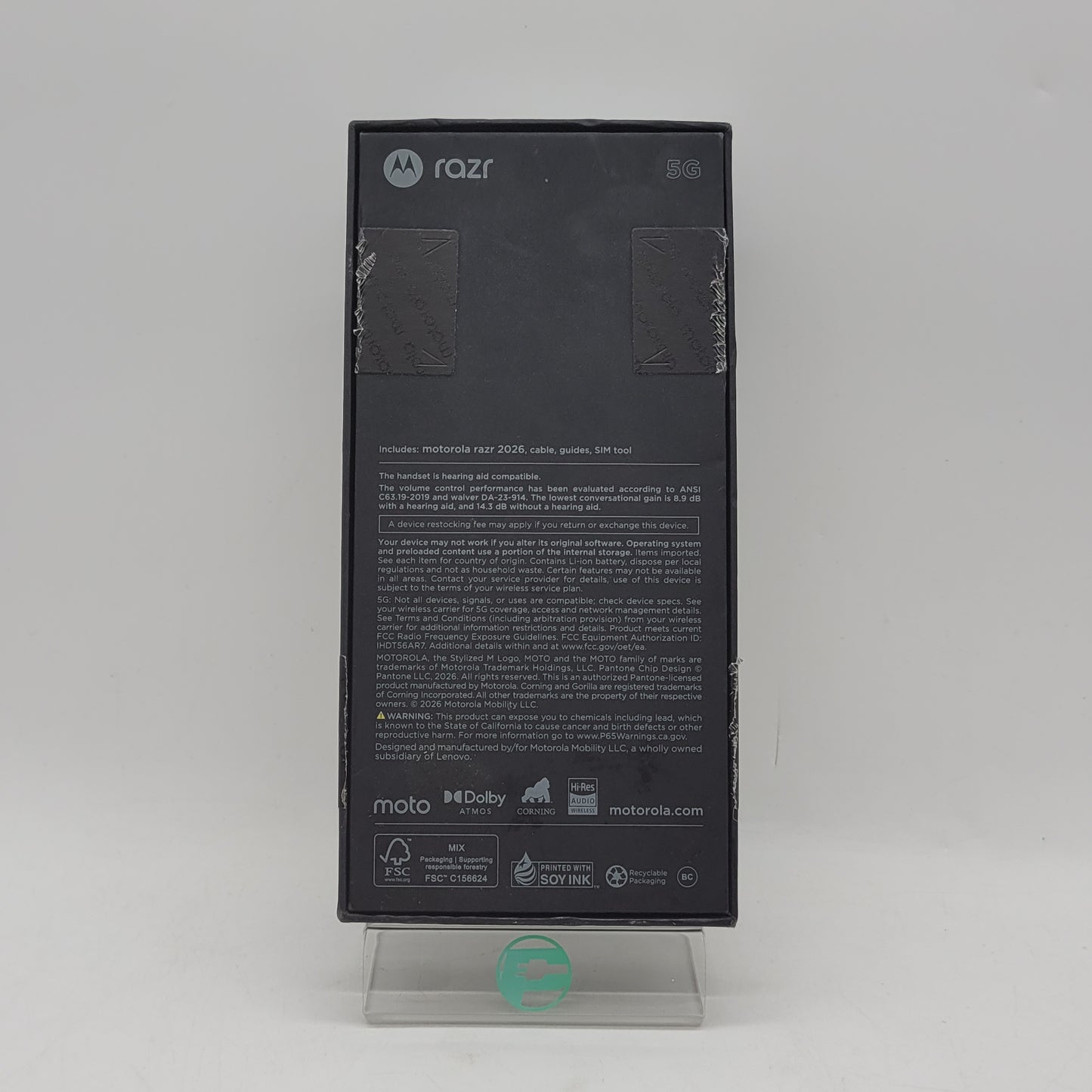 Factory Unlocked Motorola Razr 2026 256GB 16 Pantone Hematite XT2657-3