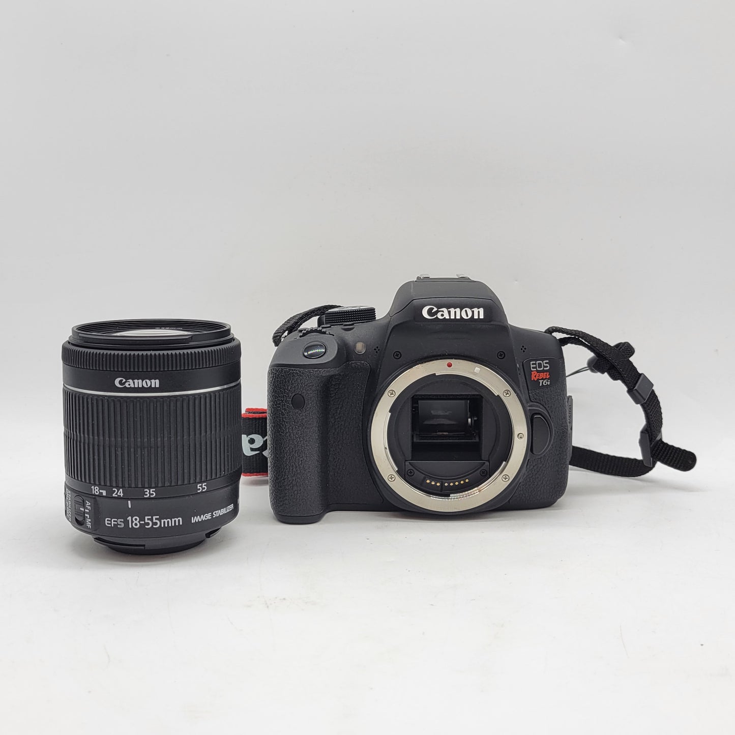 Canon EOS Rebel T6i 24.2MP Digital SLR DSLR Camera With Lens