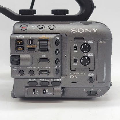 Sony  FX6  Digital Cinema Camera ILME-FX6V