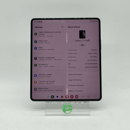 Unlocked Samsung Galaxy Z Fold5 12GB RAM 256GB SM-F946U Black