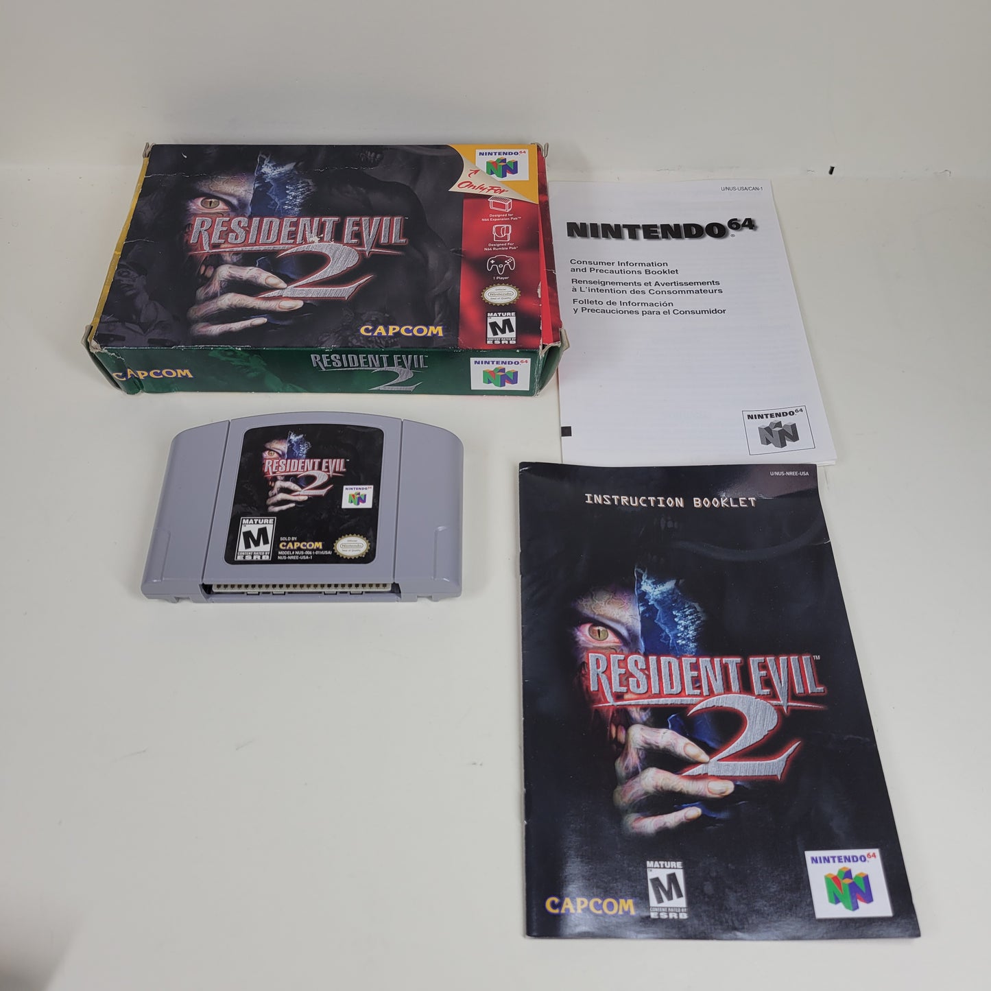 Resident Evil 2  (Nintendo 64 N64,  1999)