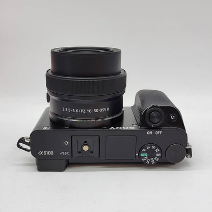 Sony Alpha A6100 24.2MP Compact Digital Camera 5510 Shutter Count Kit
