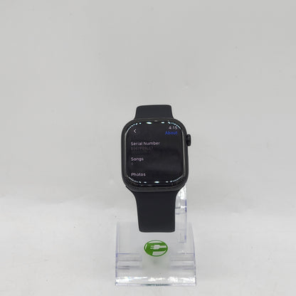 Unlocked Apple Watch Series 11 46MM Jet Black Aluminum Sport Band MFC44LW/A