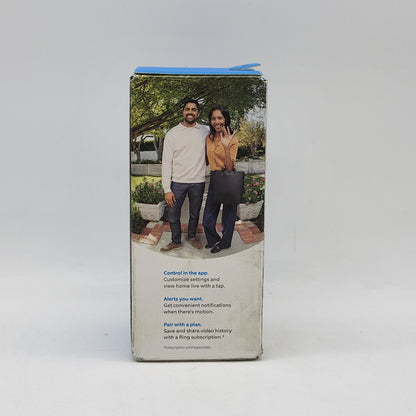 New Ring Battery Doorbell Home Security Camera Black