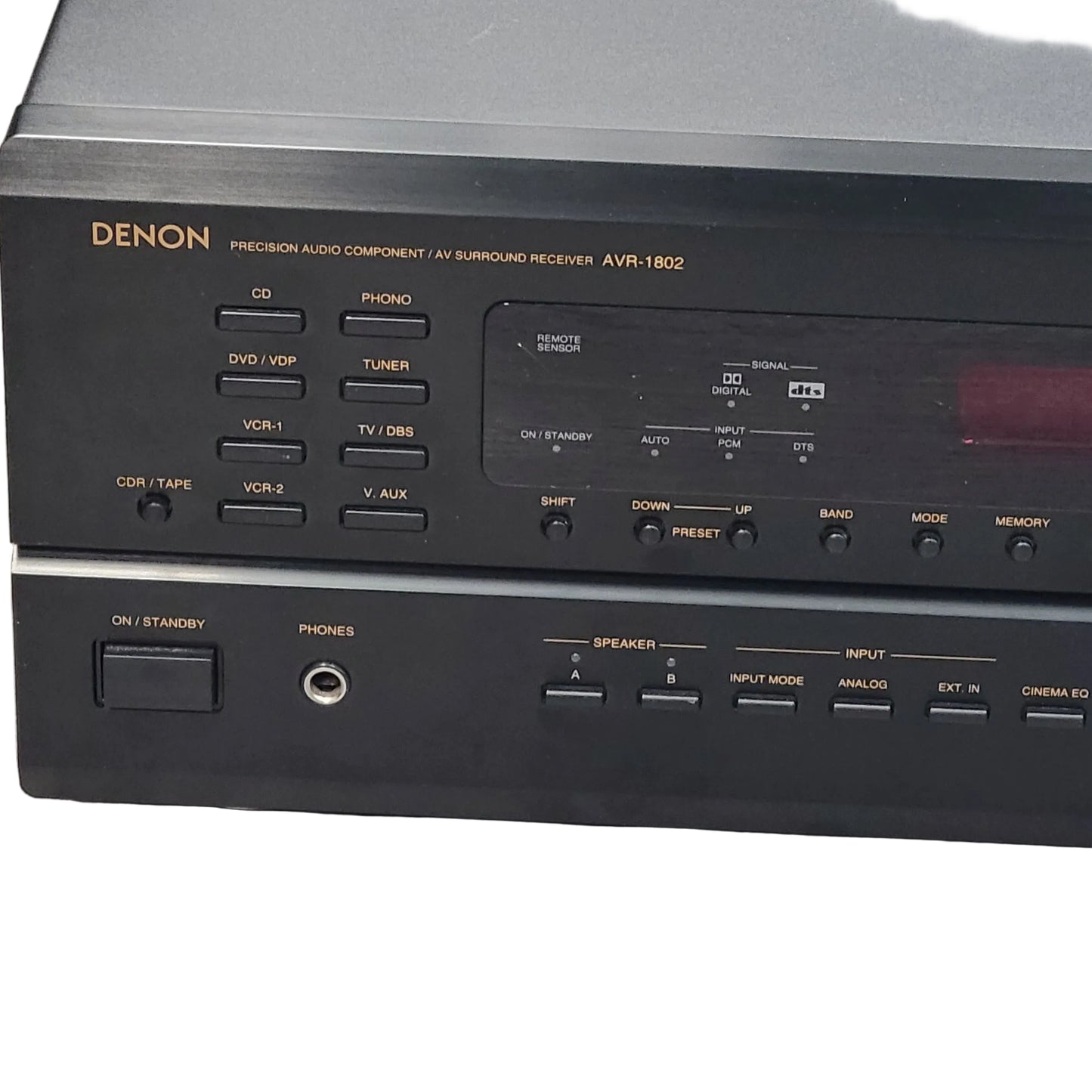 Denon AVR-1802 Precision Audio Compact AV Receiver No Remote