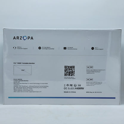 New ARZOPA A1M 17.3" Portable Monitor, 1080P FHD
